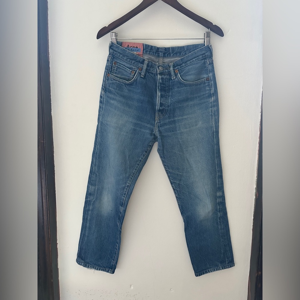Acne Men's Denim Jeans in Blue